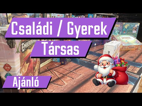 Családi / Gyerek Társasjáték ajánló 2025 Karácsony - PumiGame