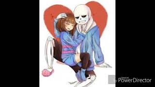 Sans x Frisk Shape Of you Eza -w-