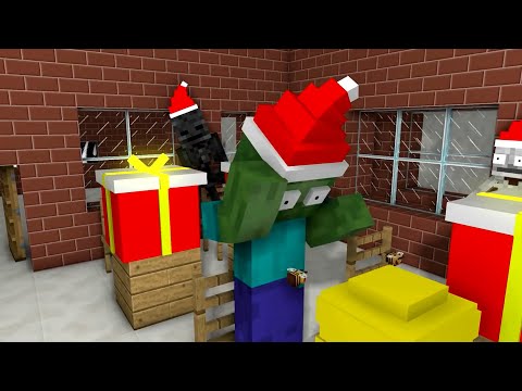 Monster School  --UNBOXING XBOX SERIES X AND PS5 CHRISTMAS PRESENT  -- Minecraft Animation