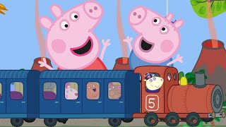 Peppa Pigs Train Ride 🚂🐷 Peppa Pig Official 