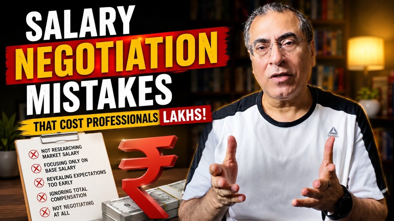 Salary Negotiation Mistakes That Cost Professionals Lakhs | The Mentor Talk | Hemant Batra