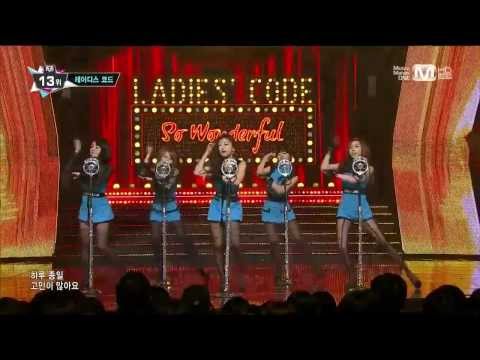 140220 Ladies' Code - So Wonderful @ M! Countdown