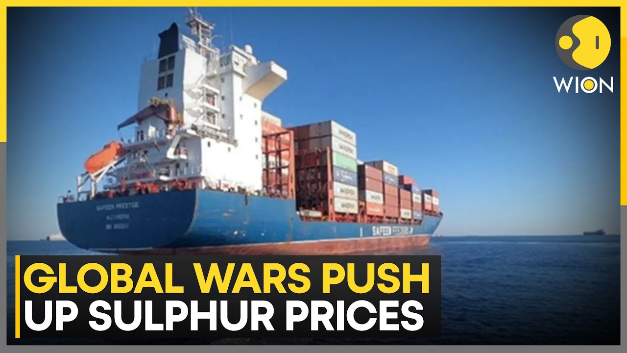 Global Wars Push Up Sulphur Prices: Fertilisers Drive 60% Of Global Sulphur Demand | WION News