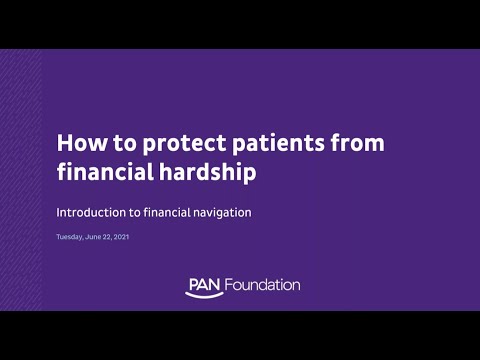 Financial navigation part one: How to protect patients from financial hardship