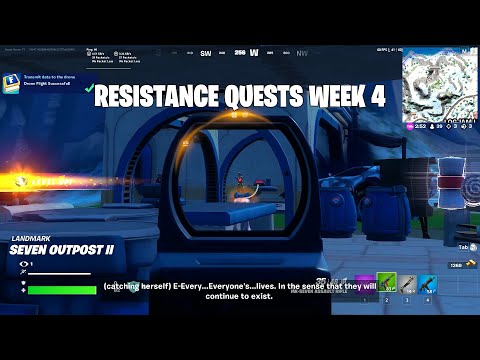 How To Complete ALL WEEK 4 RESISTANCE QUESTS in Fortnite Chapter 3 Season 2