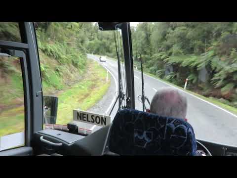 Intercity Bus Ride to Franz Josef Glacier, New Zealand