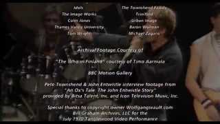 "My Generation" medley/mashup from the credits of "Amazing Journey: The Story of The Who"