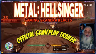 Metal: Hellsinger Gaming Grandpa Reacts -  Official Gameplay Trailer | Game Awards 2021