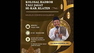 Download lagu LIVE KOLOSAL HADROH TALI JAGAT SE-KAB.KLATEN // GUS IMAM MUBAROK.SPd. mp3 Download lagu LIVE KOLOSAL HADROH TALI JAGAT SE-KAB.KLATEN // GUS IMAM MUBAROK.SPd. mp3
