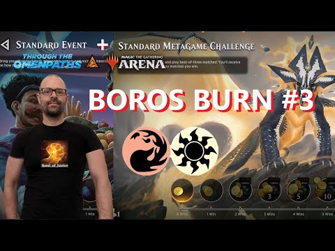 Boros Burn🔥☀️Bo1 Standard Event + Std Metagame Challenge🔥☀️[MTG Arena] OM1 - Through the Omenpaths