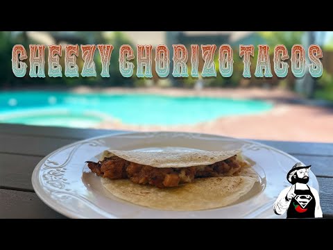 Cheezy Chorizo Breakfast Tacos