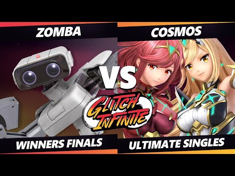 Glitch Infinite Winners Finals - Zomba (ROB) Vs. Cosmos (Pyra Mythra) - SSBU Ultimate Tournament