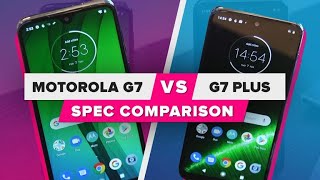Motorola G7 vs. G7 Plus: Spec comparison