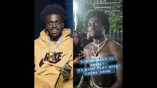 Kodak Black went off on Dreezy when she asked him if he was good and why he was sweating!!