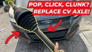 Ford Escape CV Axle Replacement | Clicking Noise Fix