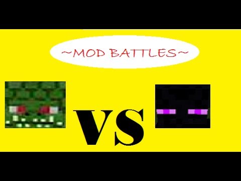 MOB BATTLE NAGA VERSUS MUTANT ENDERMAN