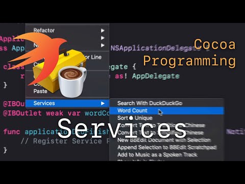 Cocoa Programming L77 - Services