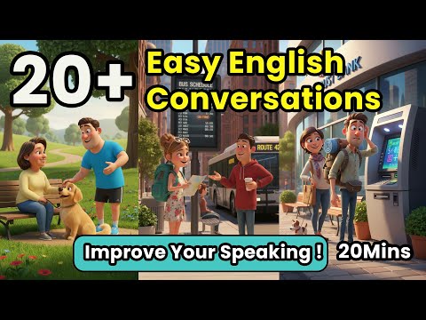 20+ Real English Conversations |  Everyday English Conversations for Beginners