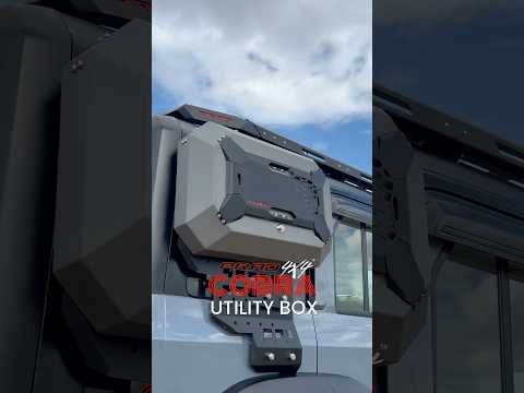Defender Style Box for THAR ROXX | BOLT-ON STORAGE | Cobra Utility Box | Now available #pradbuilt