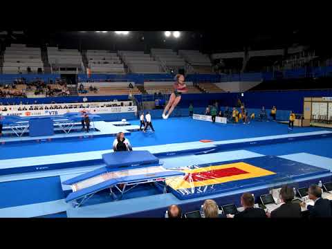 MILLER-BURKO Jordyn (CAN) W - 2019 Trampoline Worlds, Tokyo (JPN) - Qualification Double Mini R2