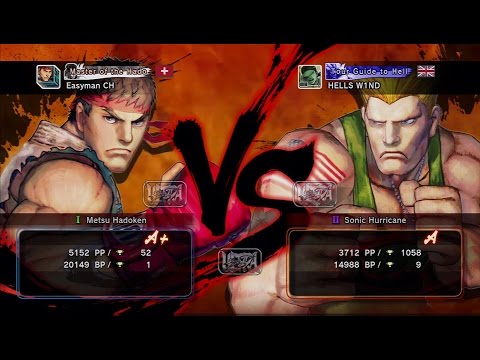 Easyman CH [#1Ryu] vs HELLS W1ND [#9 Guile] USF4