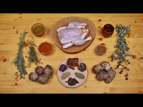 Ancient Roman Chicken with Taro