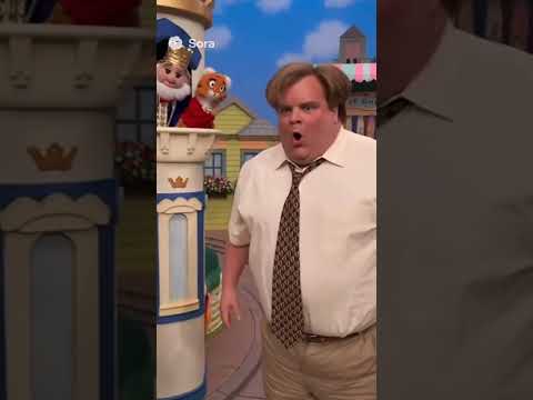  Chris Farley visits Mr. Rogers Neighborhood, but it quickly becomes a regrettable experience. 
