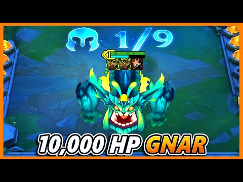 The 1st EVER 10,000 HP champion (⭐️ ⭐️ ⭐️ GNAR) - BunnyFuFuu | Teamfight Tactics