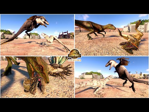 Battle Royale All 17 Small Carnivores 🦖 Perfect Animations | JWE 2 - Jurassic World Evolution 2