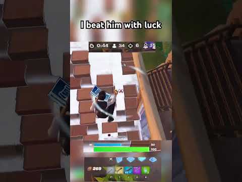 I beat him with luck #fortnite #alich #fortniteclips #chapter6 #gaming #chapter4