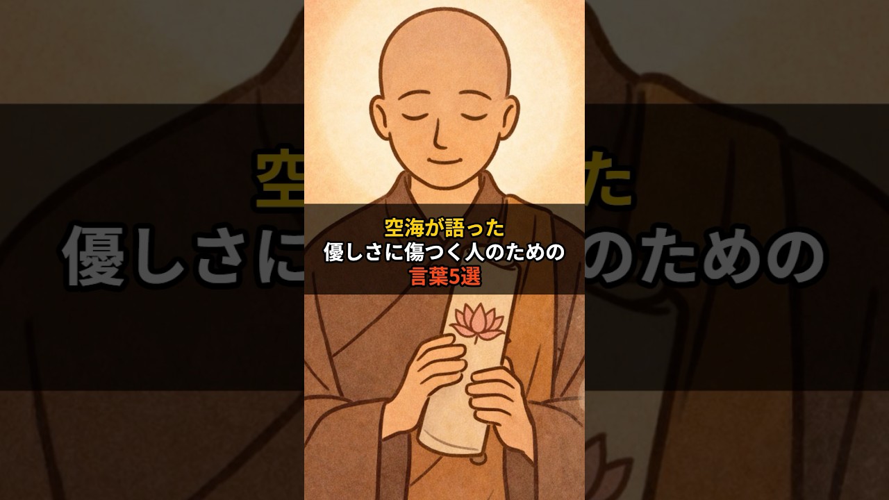空海が語った“優しさに傷つく人”のための言葉5選