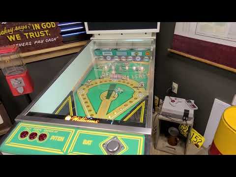 1984 Williams Pennant Fever Baseball Pinball Arcade Game Generation X