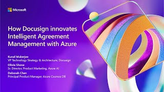 How Docusign innovates intelligent agreement management with Azure | BRK124