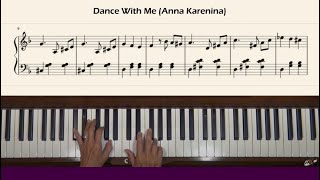 Dance With Me Anna Karenina Piano Tutorial at tempo