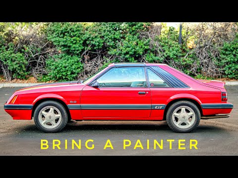 What the auctions don't show you up close! 1985 Foxbody Mustang T-Top