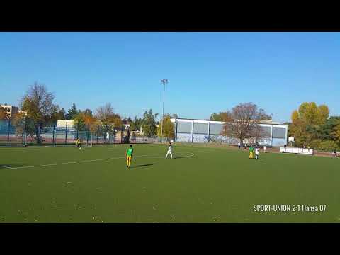 Pokalspiel Sport-Union Berlin vs Hansa 07 3:2 Sieg (Supersaison 2018/2019)