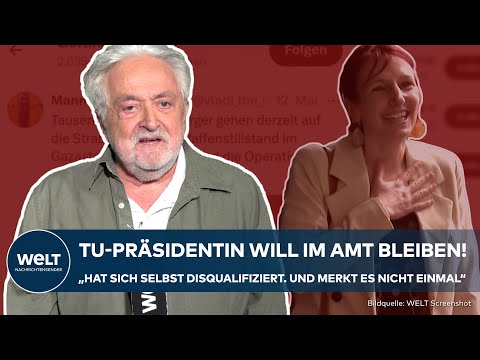 BERLIN: Nach Antisemitismus-Skandal - TU-Präsidentin Geraldine Rauch hält an ihrem Amt fest