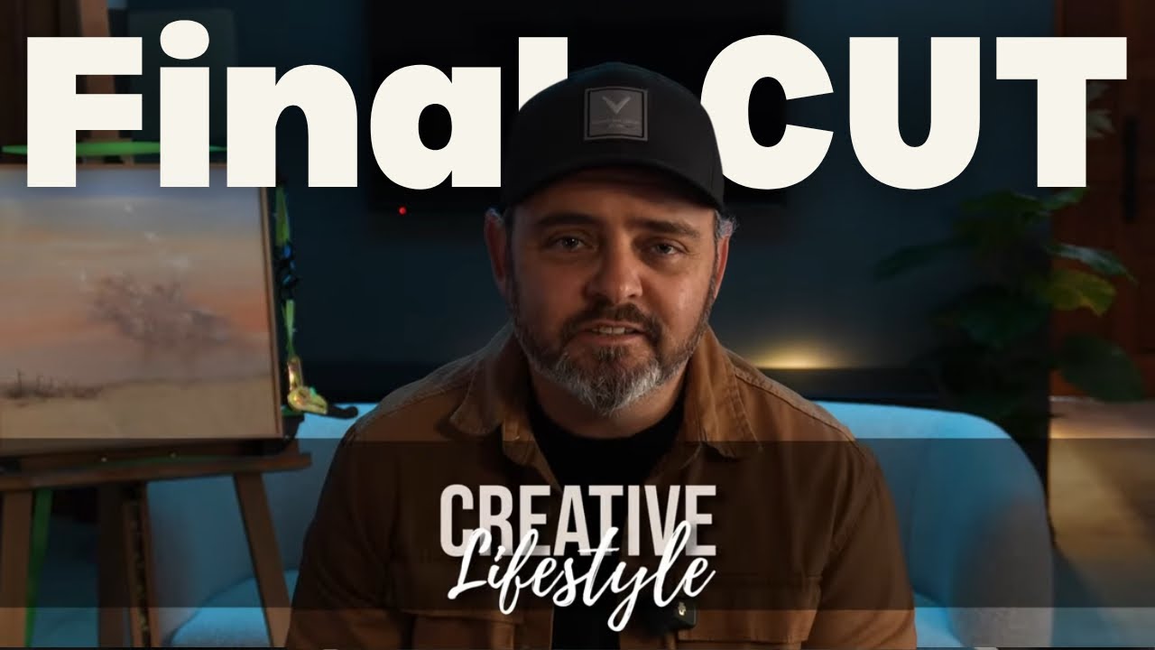 I Cut Up My Art! Here's Why | A Super Simple and Satisfying Result | Acrylic Painting