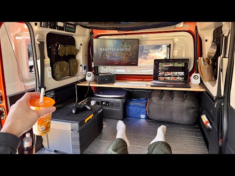 軽バンを移動式のネカフェにしてみたよ☕️