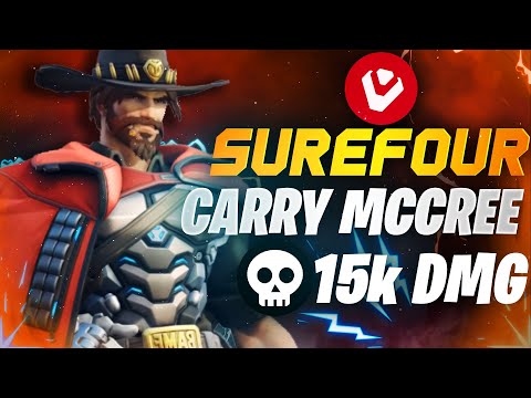 Surefour Hard Carry McCree - Overwatch Season 27 Top 500