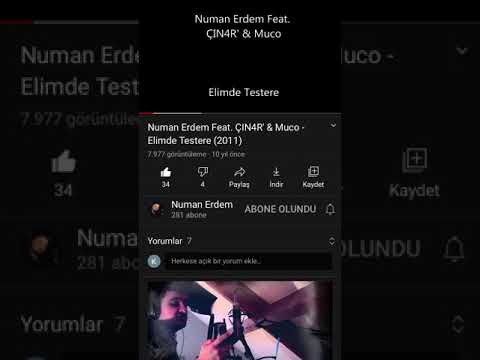 Numan Erdem Feat ÇIN4R & Muco Elimde Testere (2011)