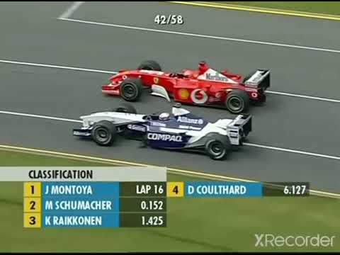 Schumacher vs Montoya Australia 2002 #f1 #shumacher #montoya #melbourne #granprix