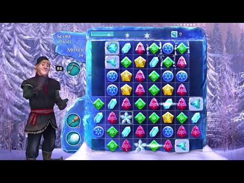 Frozen Free Fall: Snowball Fight Level 119 Walkthrough, , No Power Ups