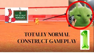 totally normal Construct gameplay