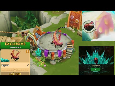 Preemptive Pounding Reward | SQYRM Titan Mode Max Level 150 | Exclusive Sweet Death | Rise of Berk