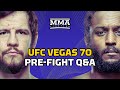 UFC Vegas 70: Krylov vs. Spann LIVE Stream | Pre-Fight Q&A | MMA Fighting