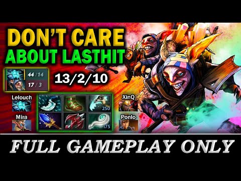 Meepo Mid Level 4 Roaming, He Doesn't Care About Lasthit!!! - Full Gameplay Meepo #227