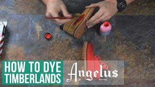 How to Suede Dye Timberlands | Angelus Suede Dye