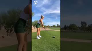 When girl go golfing 5 #short #golf #girl
