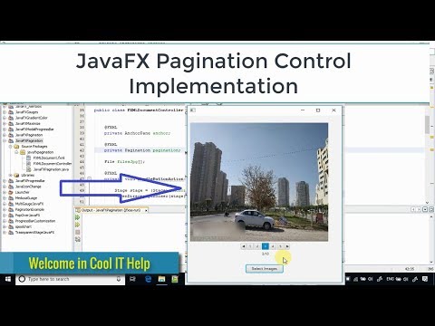 Implementation of Pagination Control in JavaFX | Beginners tutorial